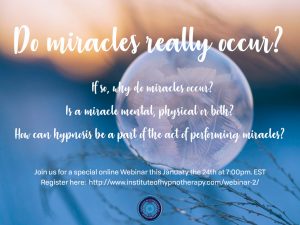 Miracles and Hypnotherapy Training