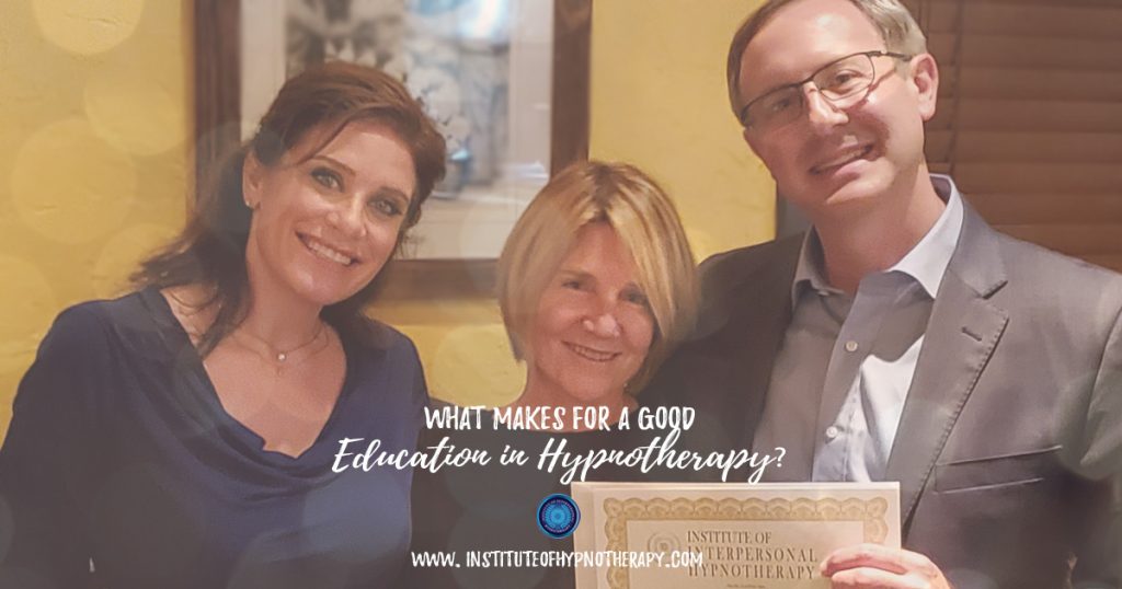 three hypnotherapist smiling