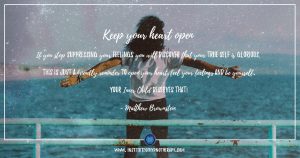 Hypnotherapy tip of the day Keep An Open Heart