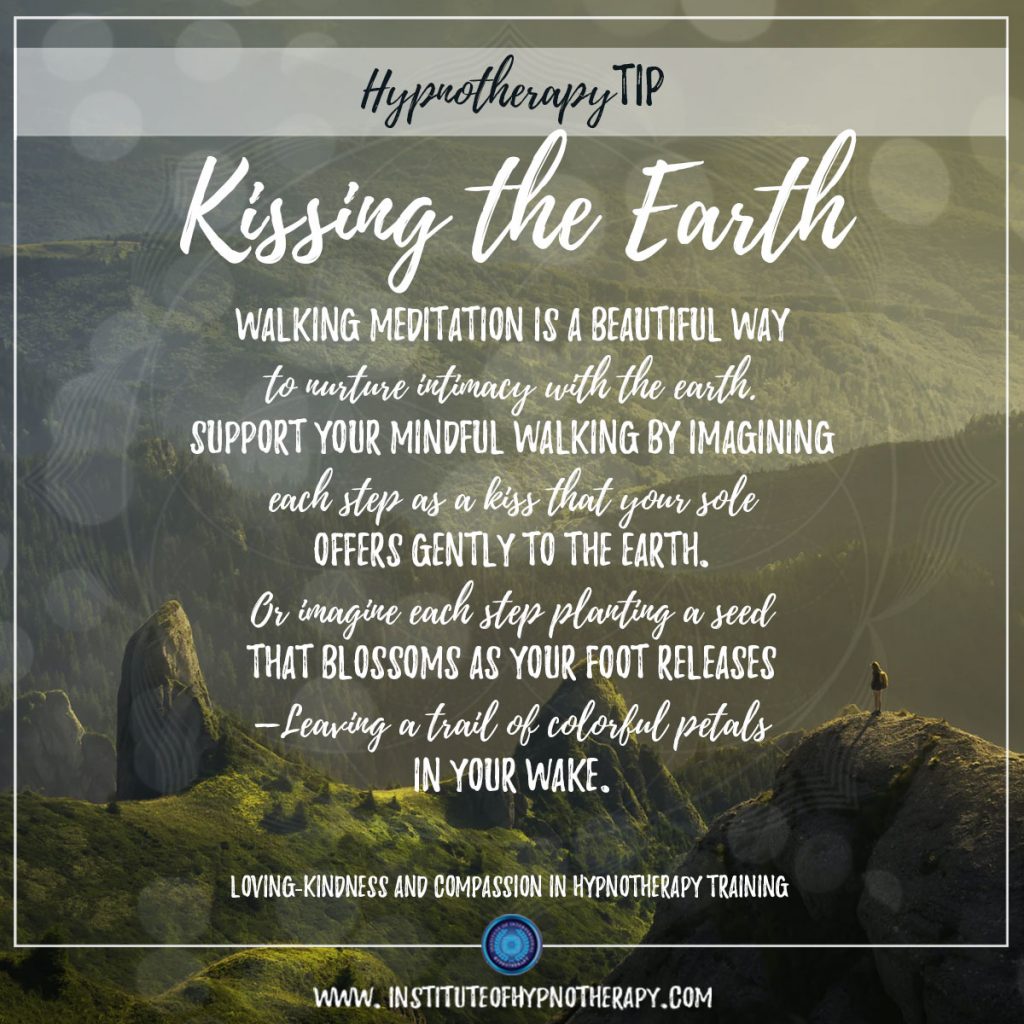 Hypnotherapy Tip: Kissing the Earth
