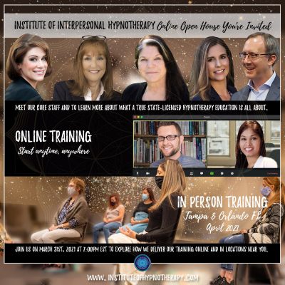 Hypnotherapy Training Online Open House